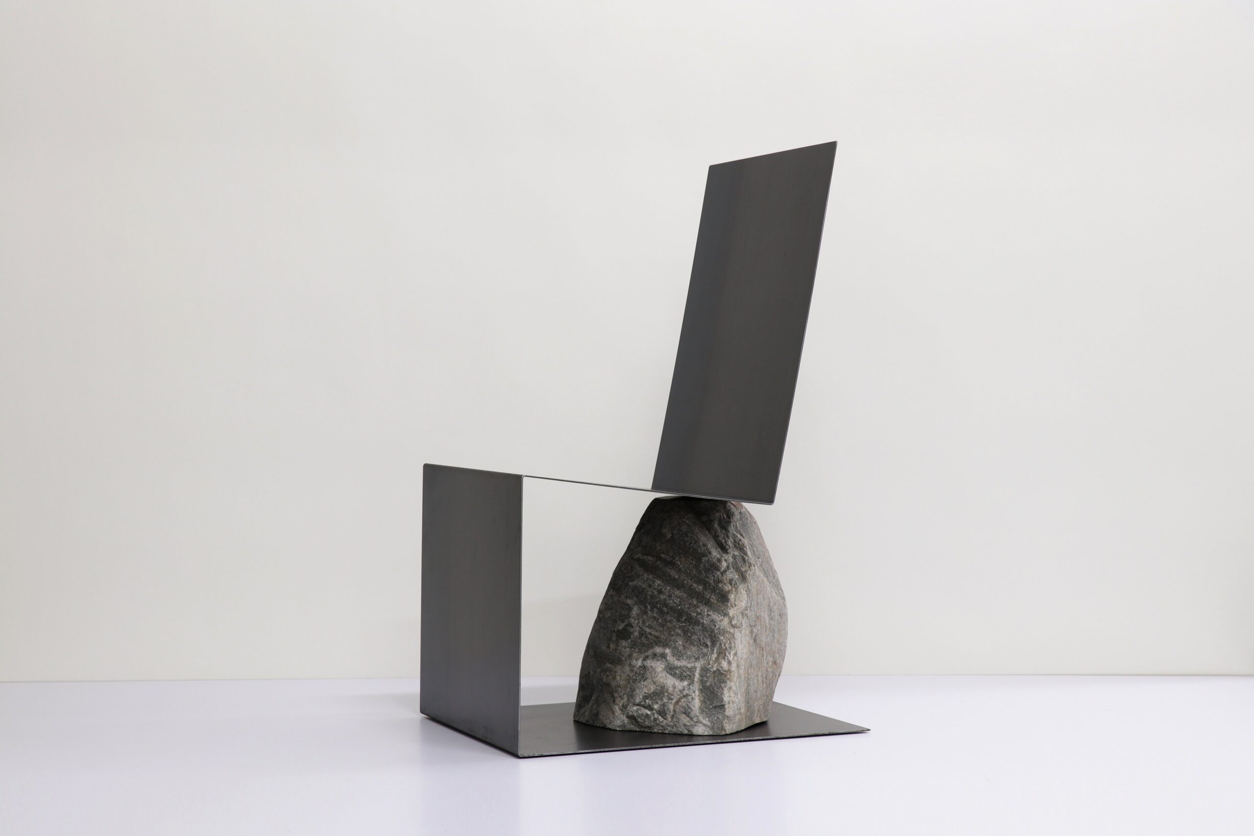 Steel and Stone Chair by Batten and Kamp 4