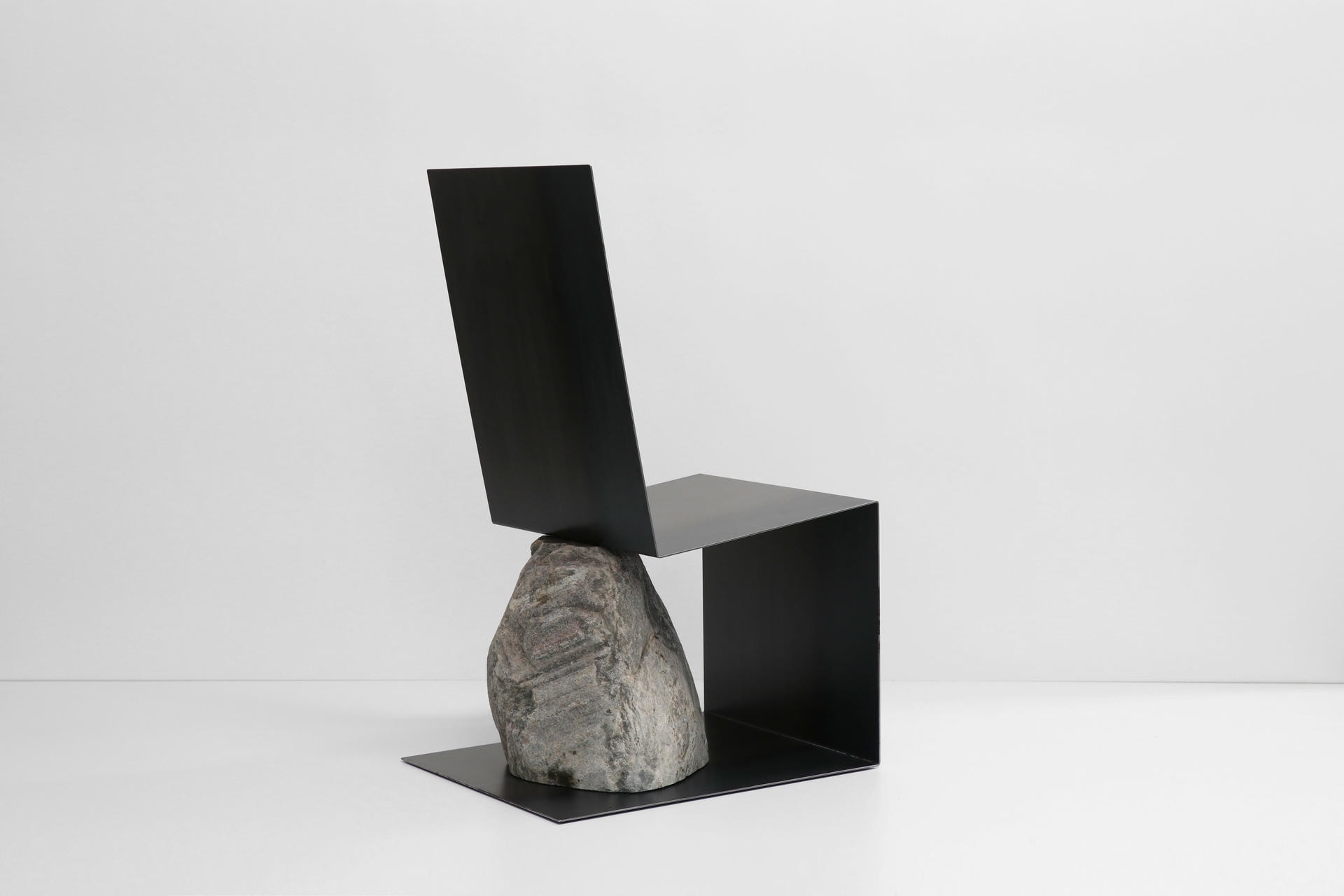 Steel and Stone Chair by Batten and Kamp 5