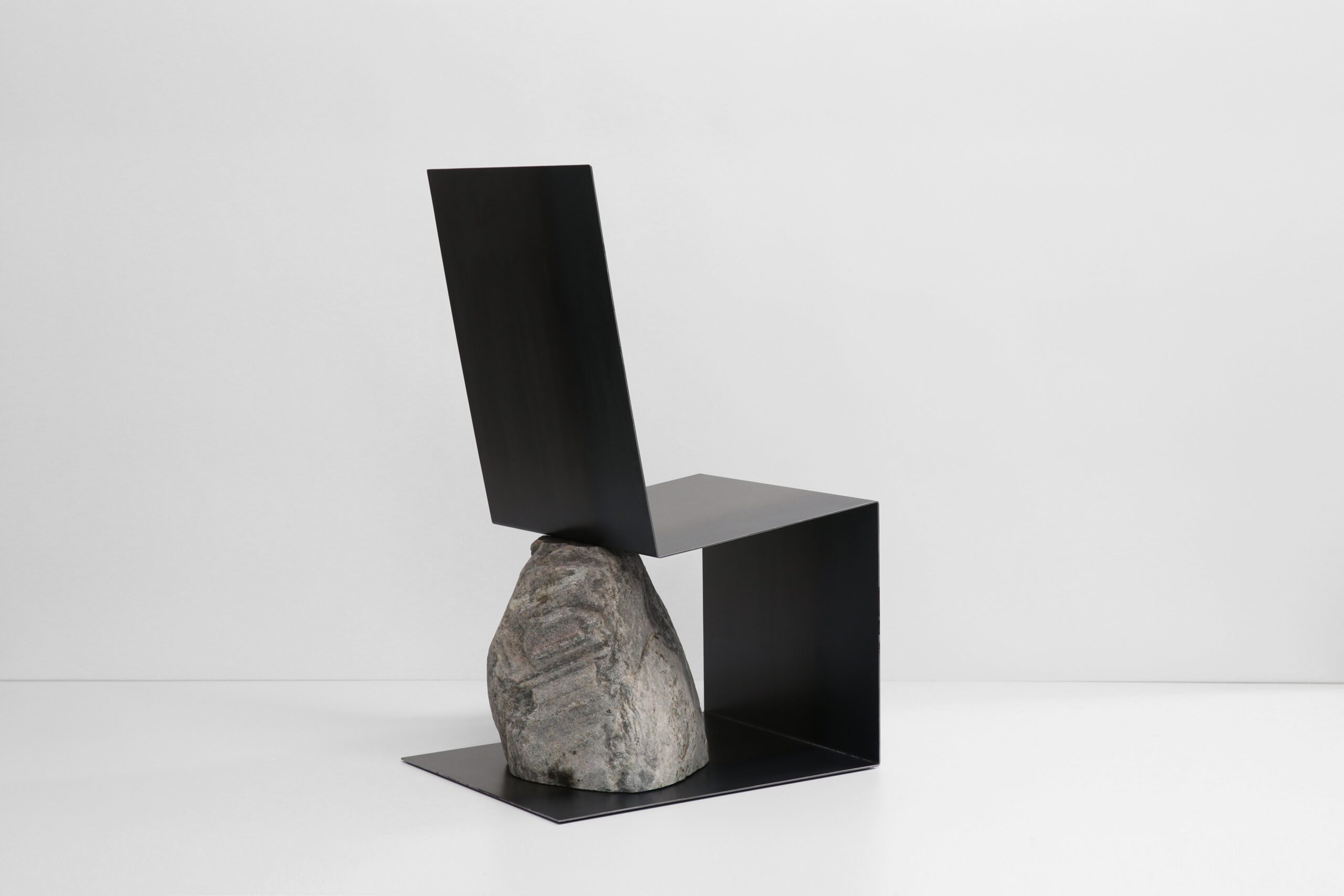 Steel and Stone Chair by Batten and Kamp 5
