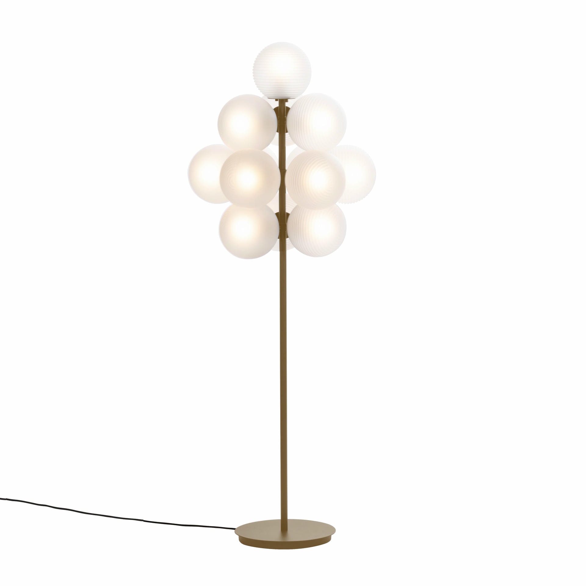 Stellar Grape Big Smoky Grey Acetato Black Floor Light by Pulpo 4