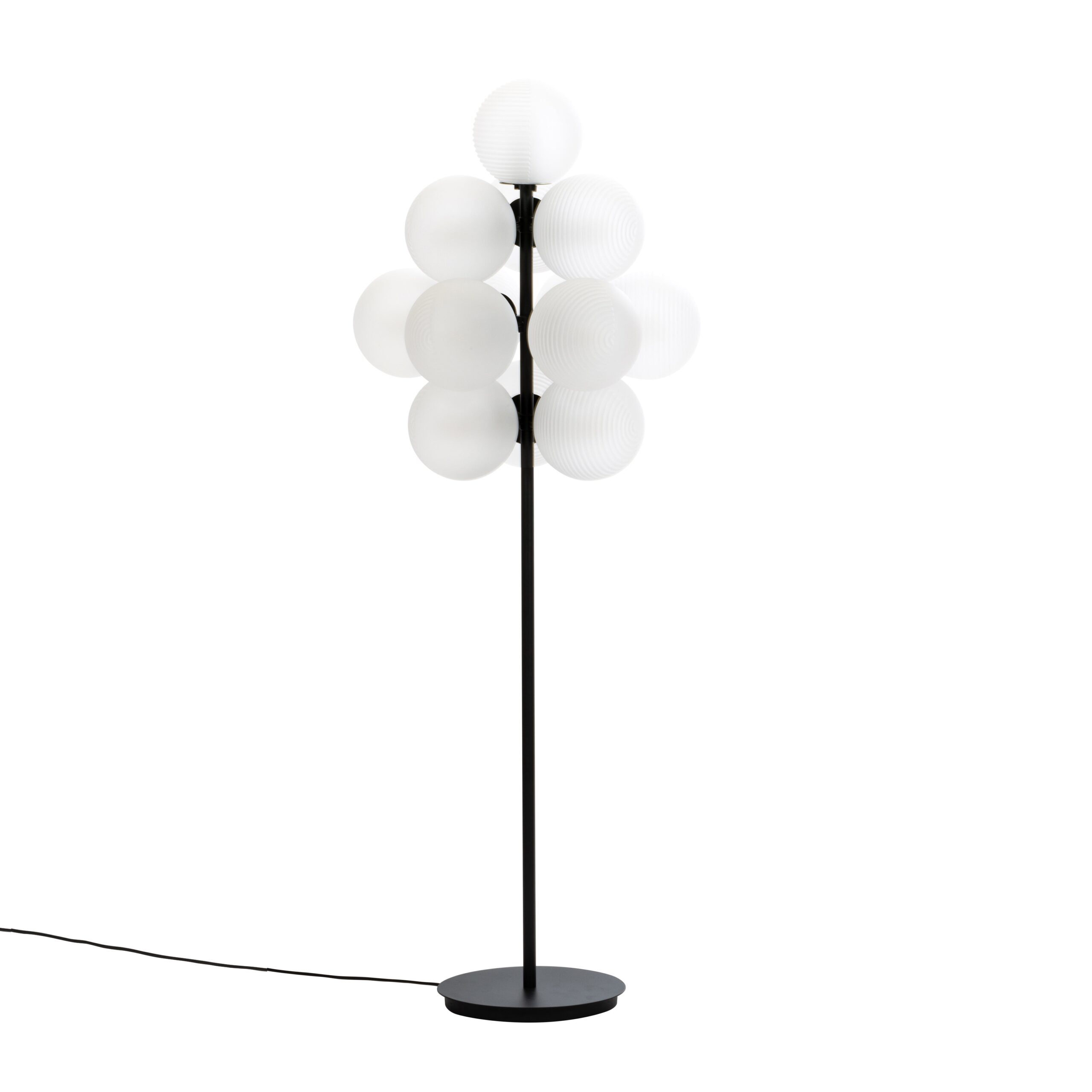 Stellar Grape Big Smoky Grey Acetato Black Floor Light by Pulpo 5