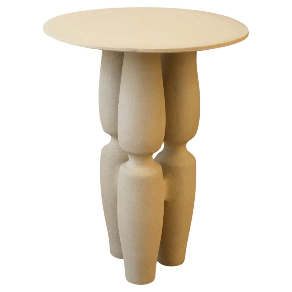 Stoneware Side Table by Sophie Vaidie 1