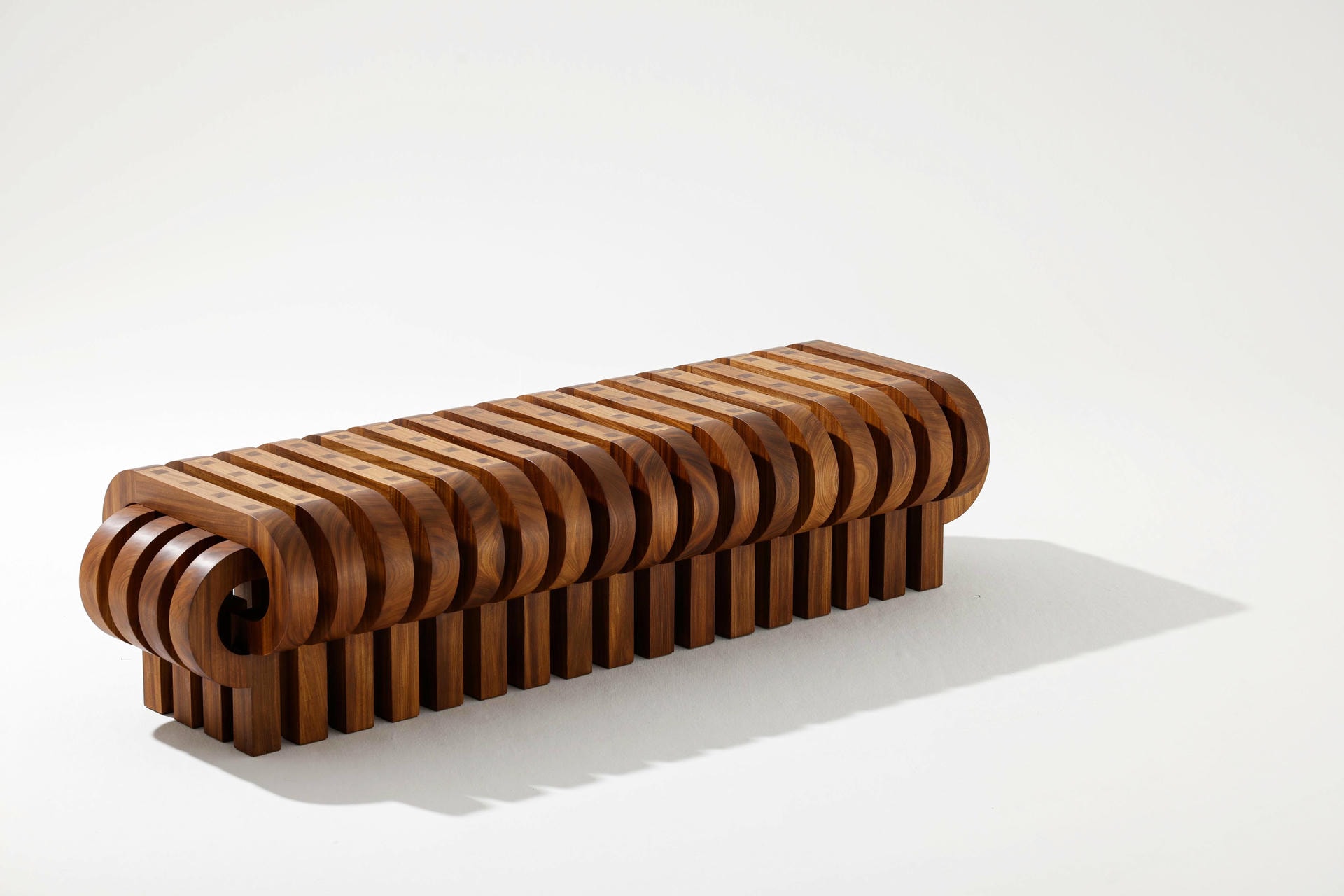 Tamga Afromosia Bench by Tolga Sencer 2