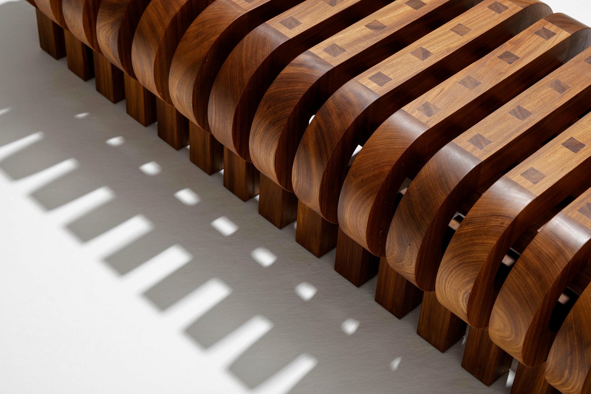 Tamga Afromosia Bench by Tolga Sencer 5