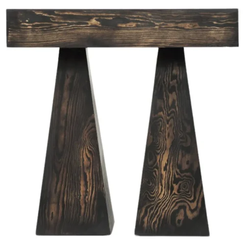 Torn Console Table in Melange by Lucas Tyra Morten 1