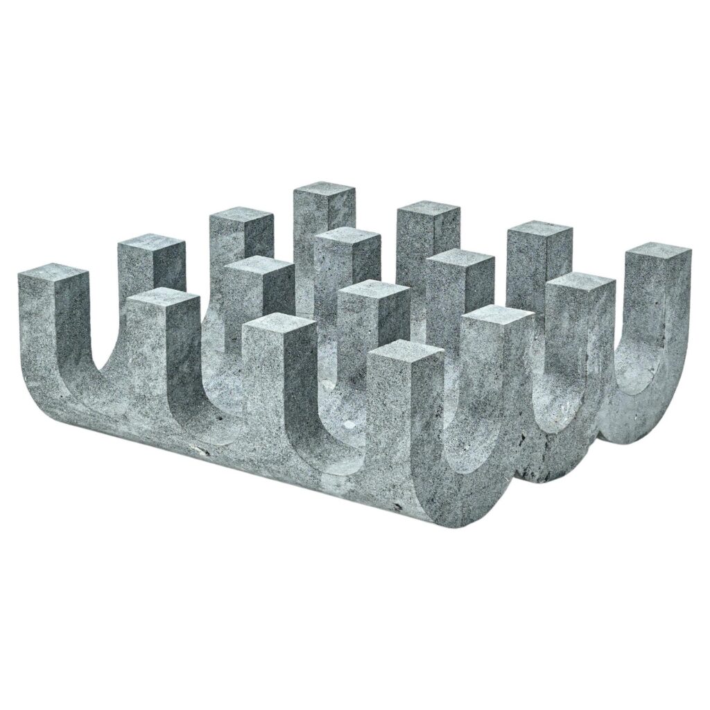 Unique Monolithic Sculpture KETL XL Coffee Table in Volcanic Rock by Mesawa 1