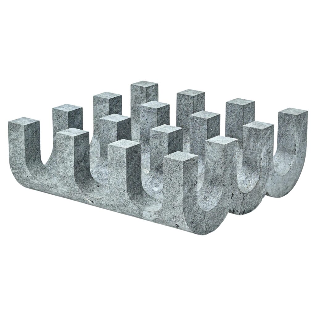 Unique Monolithic Sculpture KETL XL Coffee Table in Volcanic Rock by Mesawa 1