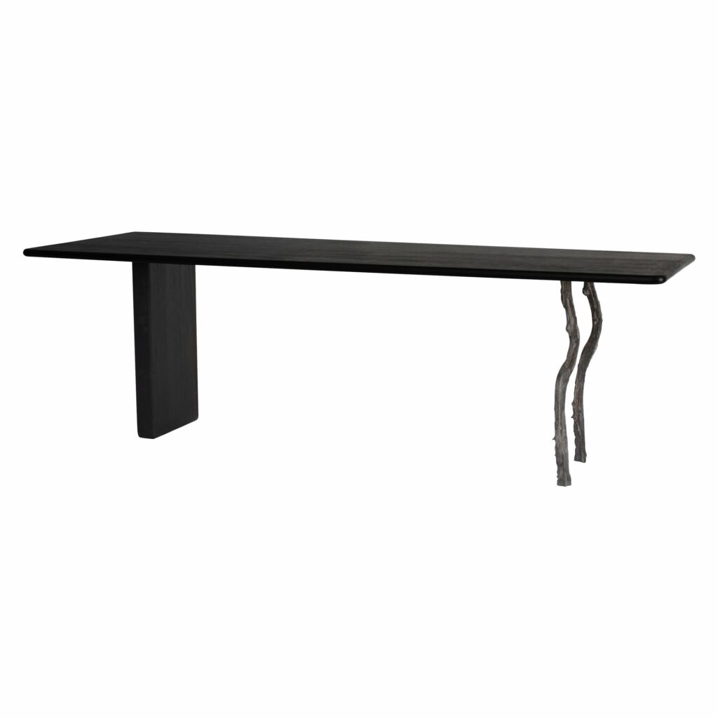 Unique Rectangular Treebone Table by Jesse Sanderson 1