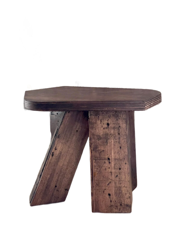 Unique Wood Stool by Goons 5