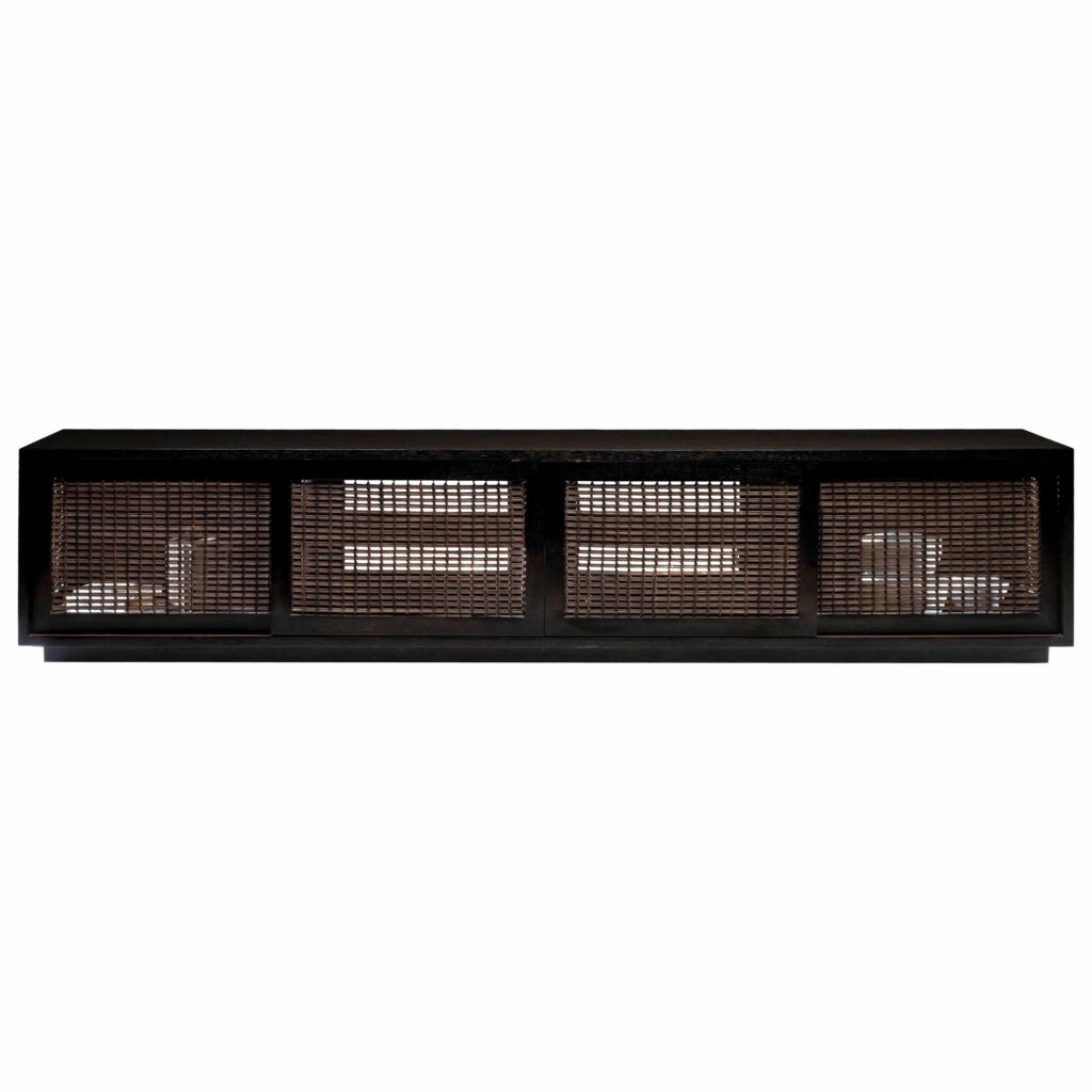 Walnut Suzy Wong Entretainment Console by Kenneth Cobonpue 1