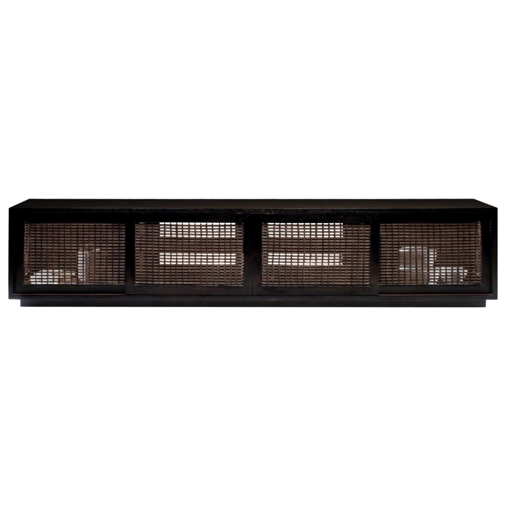 Walnut Suzy Wong Entretainment Console by Kenneth Cobonpue 1