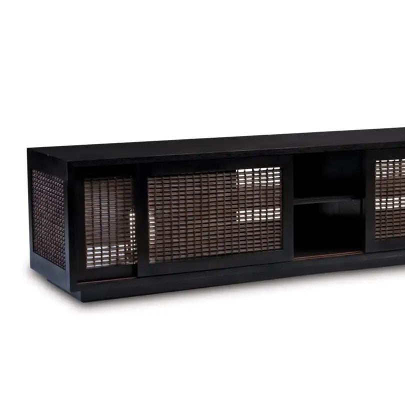 Walnut Suzy Wong Entretainment Console by Kenneth Cobonpue 4