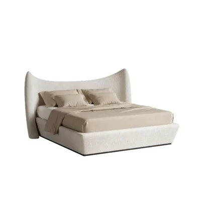 White Memory Bed by Plyus Design