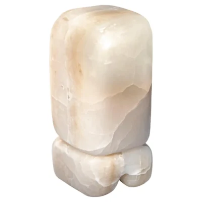 White Onyx Floor Lamp by Victoria Yakusha