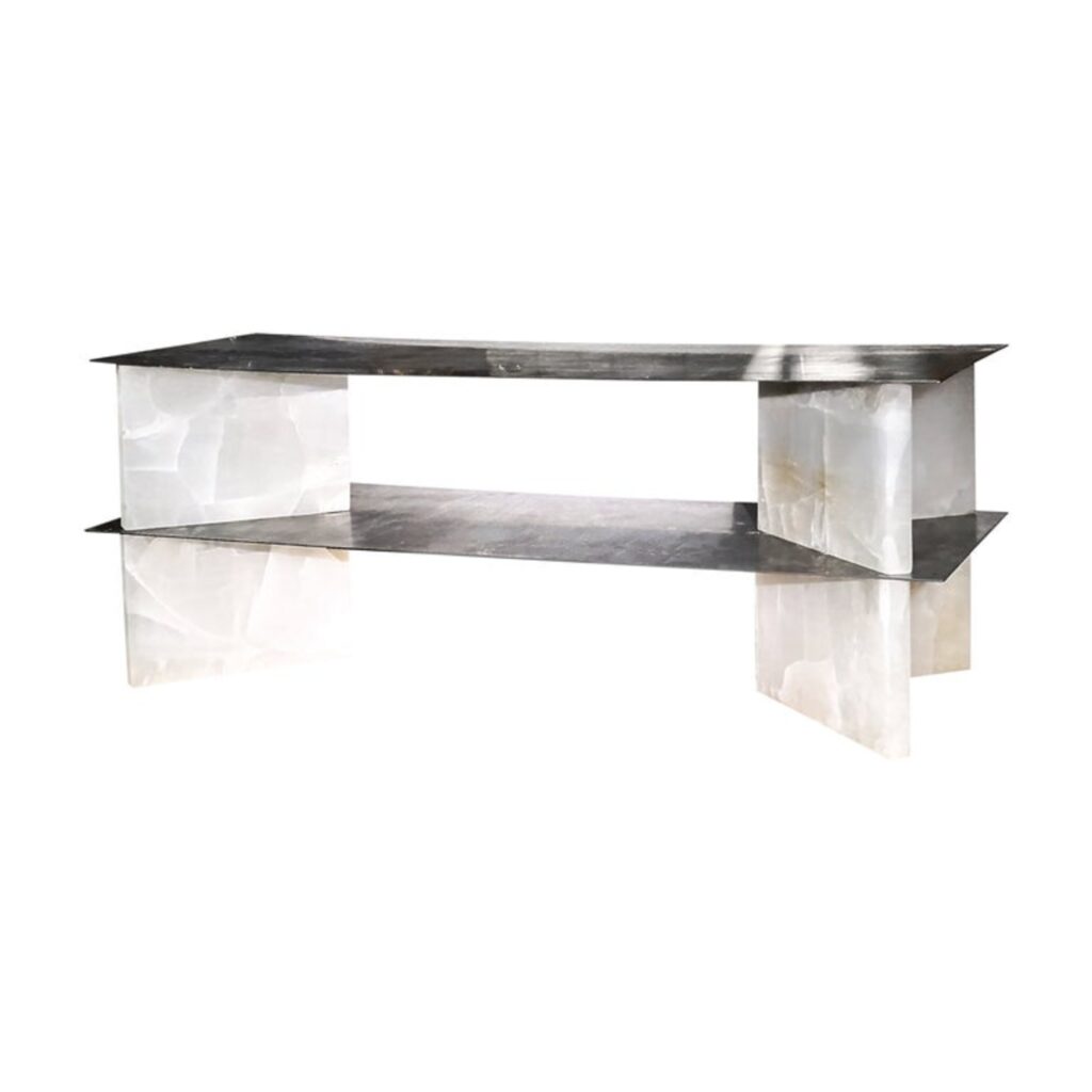 White Onyx Low Console by Studiopepe1