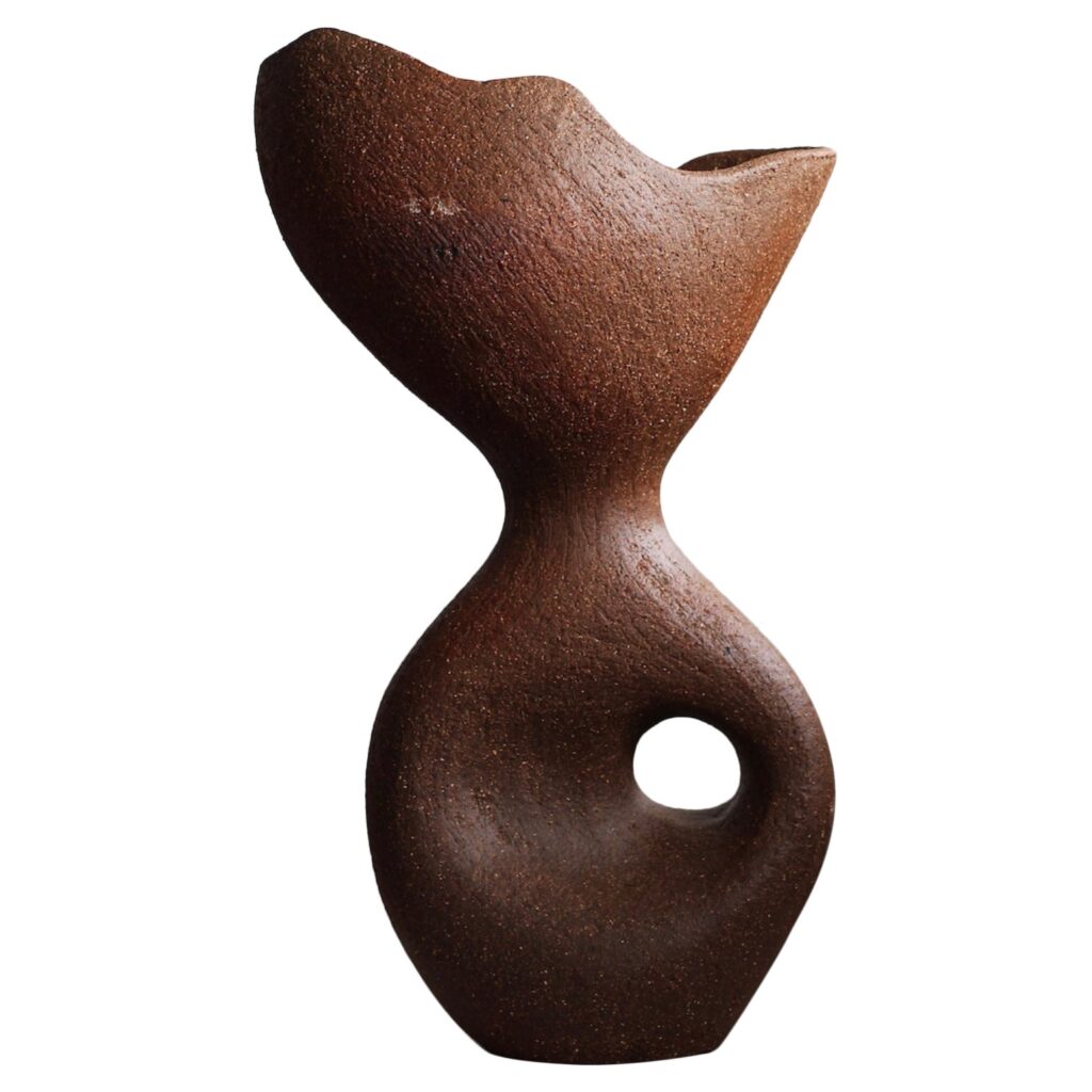 Brown Exo Lamp by Abid Javed