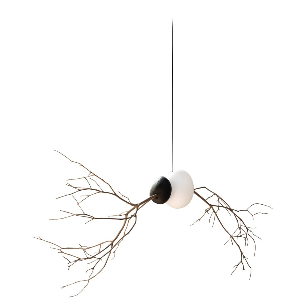 Contemporary Art Floating Seed Branching Suspension Lamp by Jérôme Pereira 1