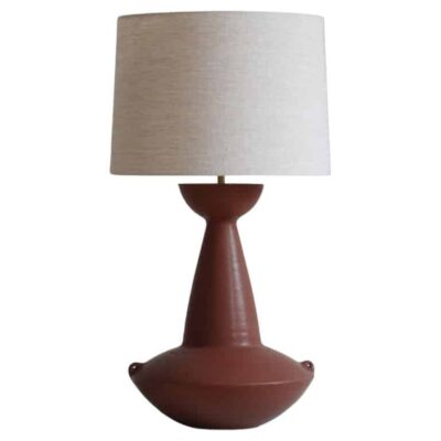 Chestnut Claudius Table Lamp by Danny Kaplan Studio