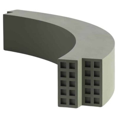 Cubic Lines Bench by Atelier V&F