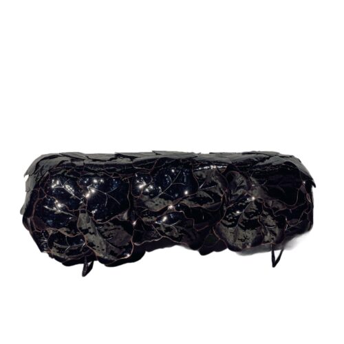 Black Irregular Stainless Steel Post Modern Sideboard By Michael Gittings 1
