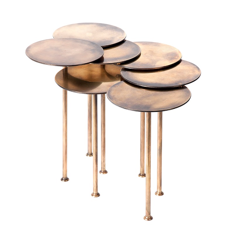 Brass Nenuphar Coffee Table by Atelier Thomas Formont 1