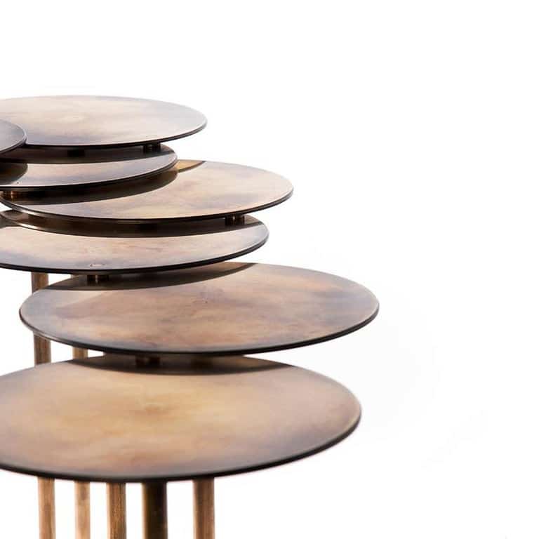 Brass Nenuphar Coffee Table by Atelier Thomas Formont 4