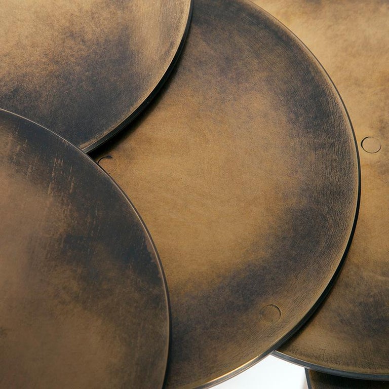 Brass Nenuphar Coffee Table by Atelier Thomas Formont 5