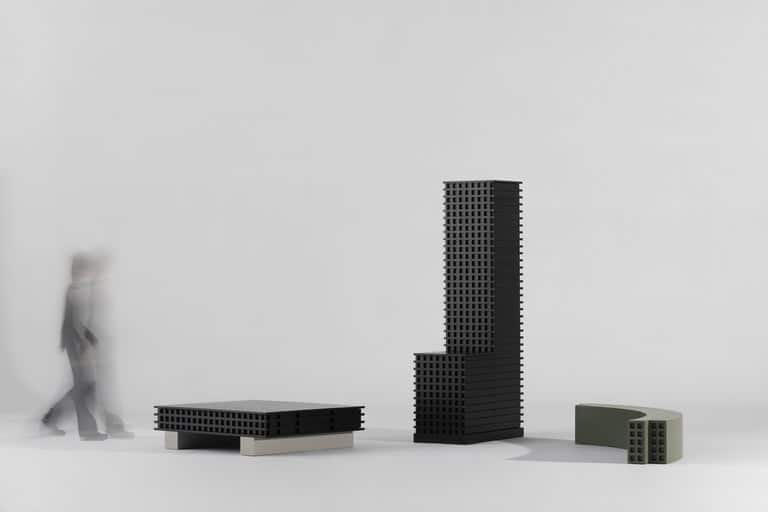 Cubic Lines Bench by Atelier VF 3