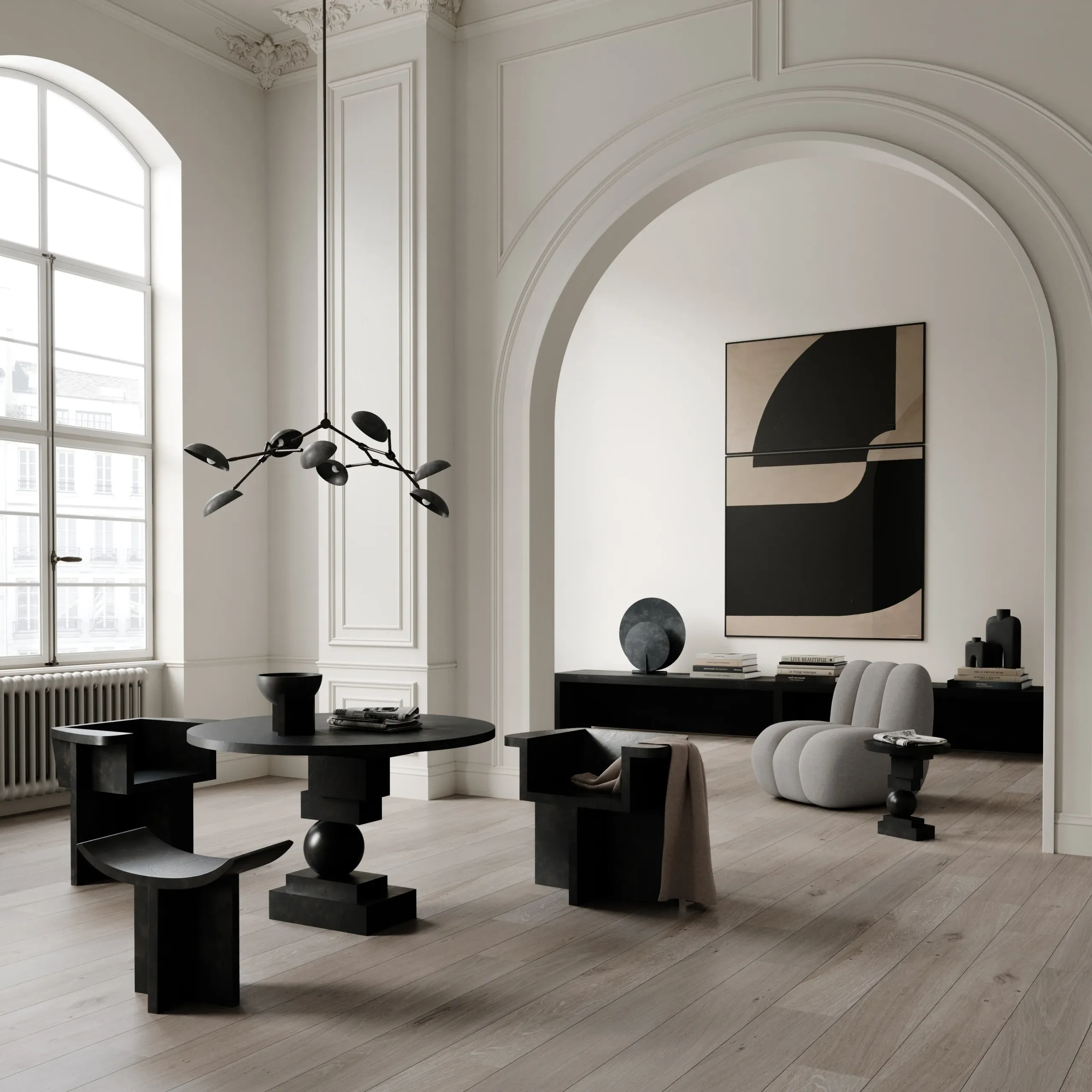 Drop Chandelier Plated Metal by 101 Copenhagen 4