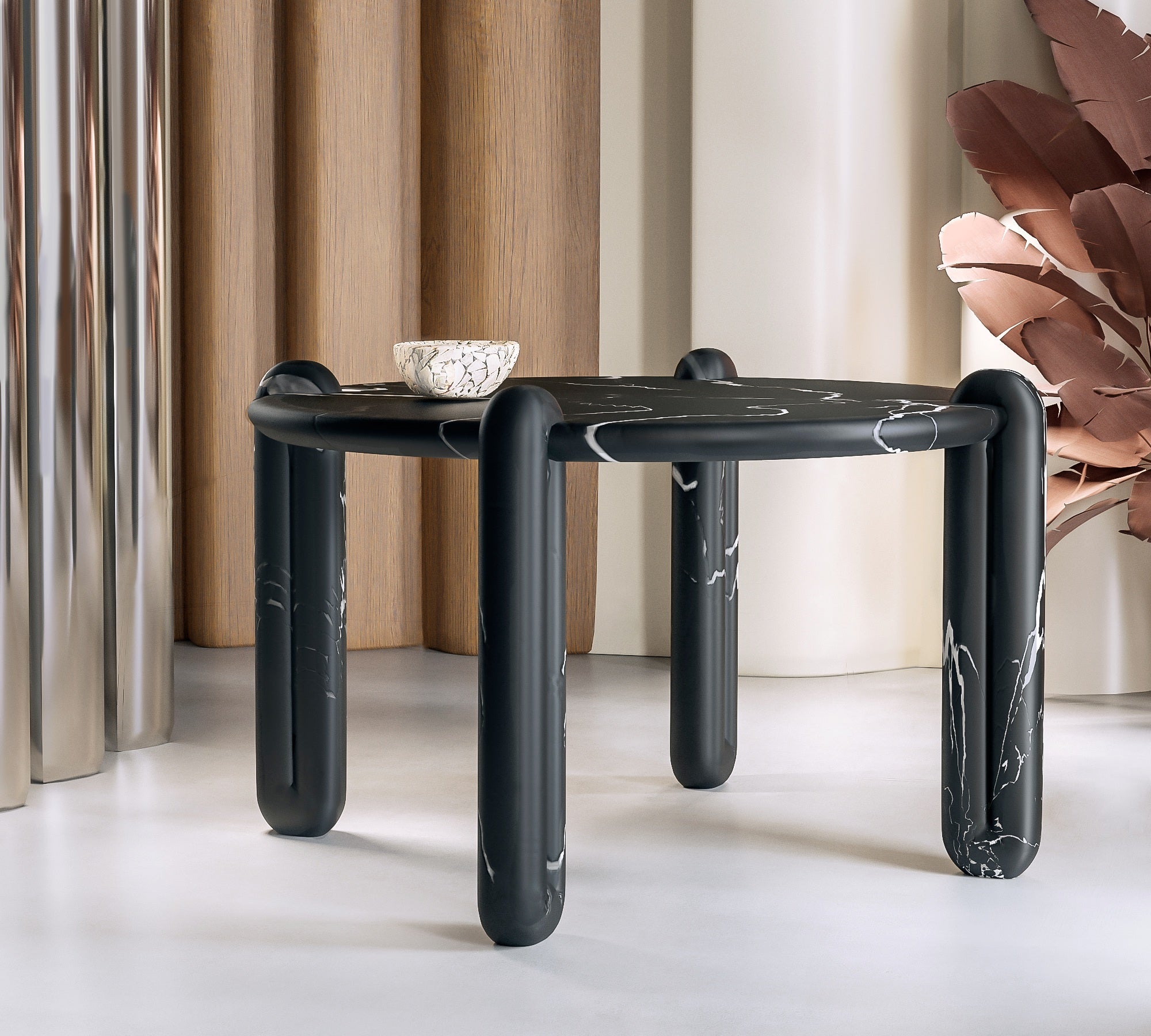 Enigma Marble Dining Table by Alter Ego Studio Post Modern Design 4