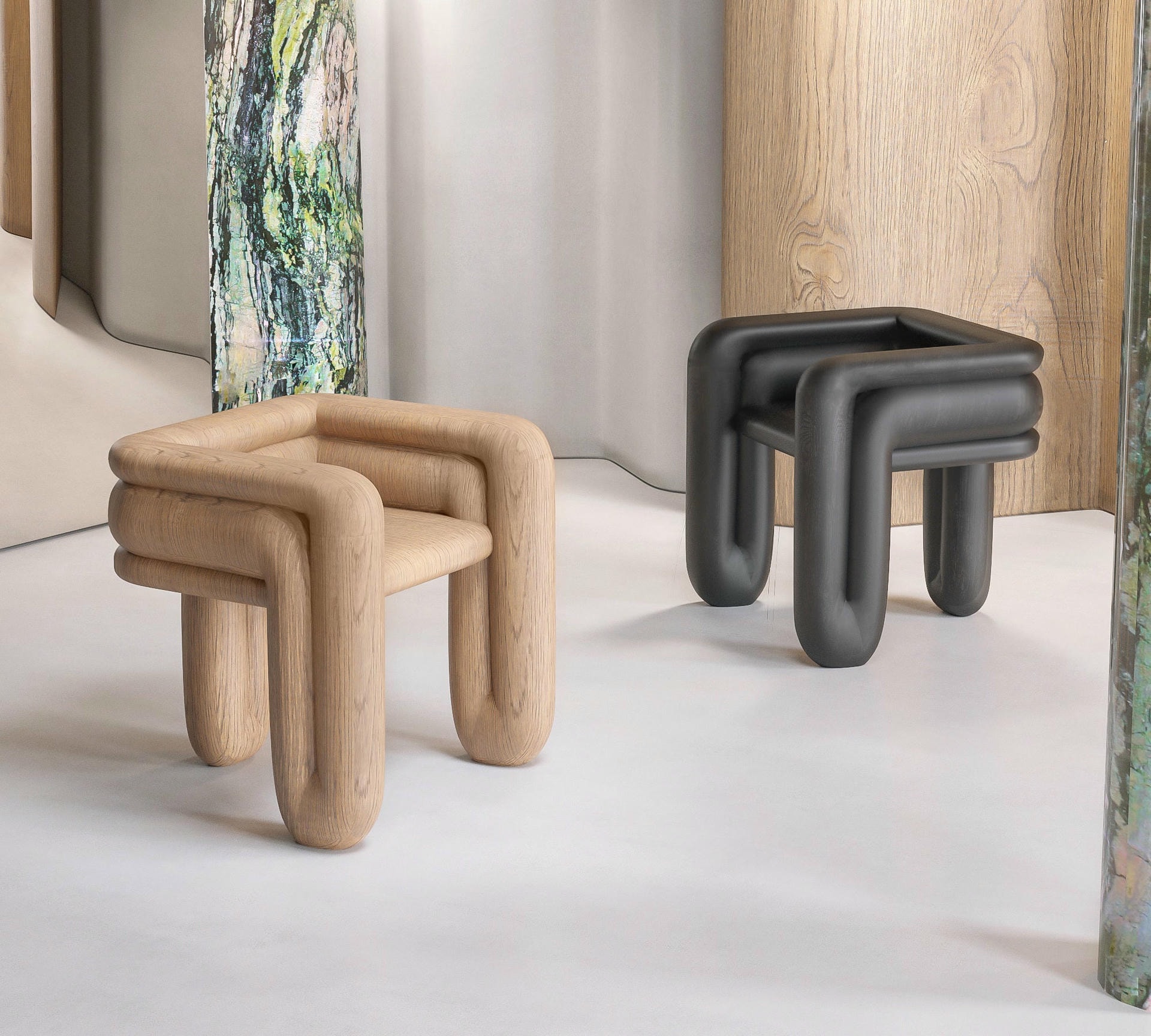 Enigma Oak Accent Chair by Alter Ego Studio 6