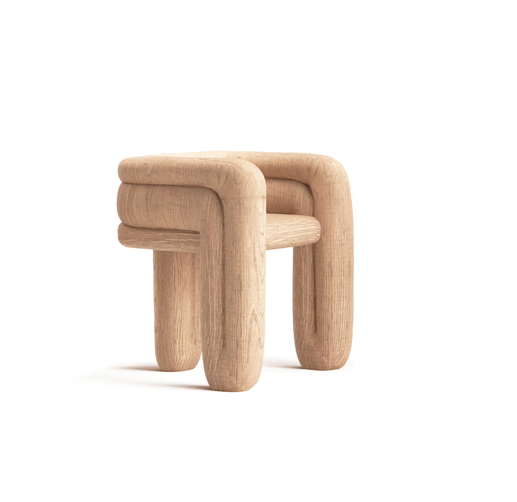 Enigma Wood Accent Chair by Alter Ego Studio 6