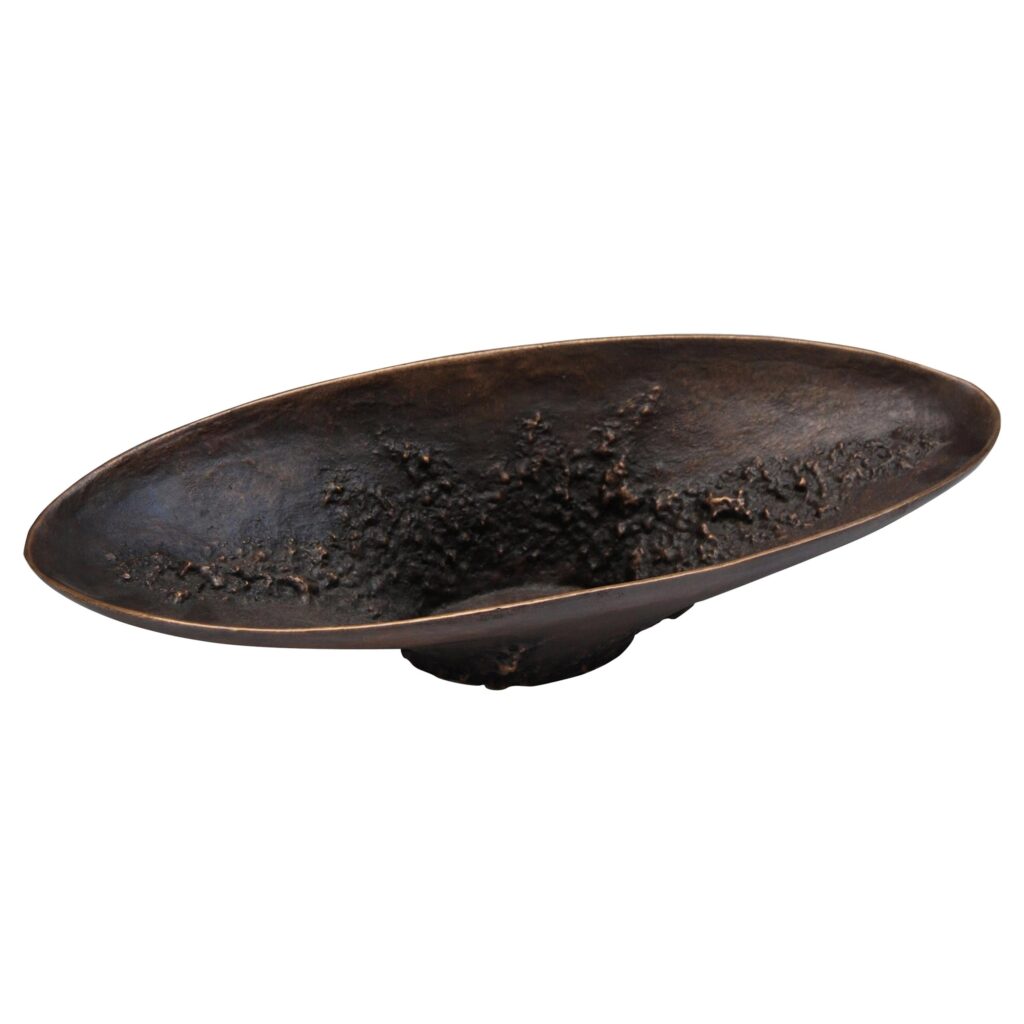 Long Bowl in Dark Bronze by Fakasaka Design 1
