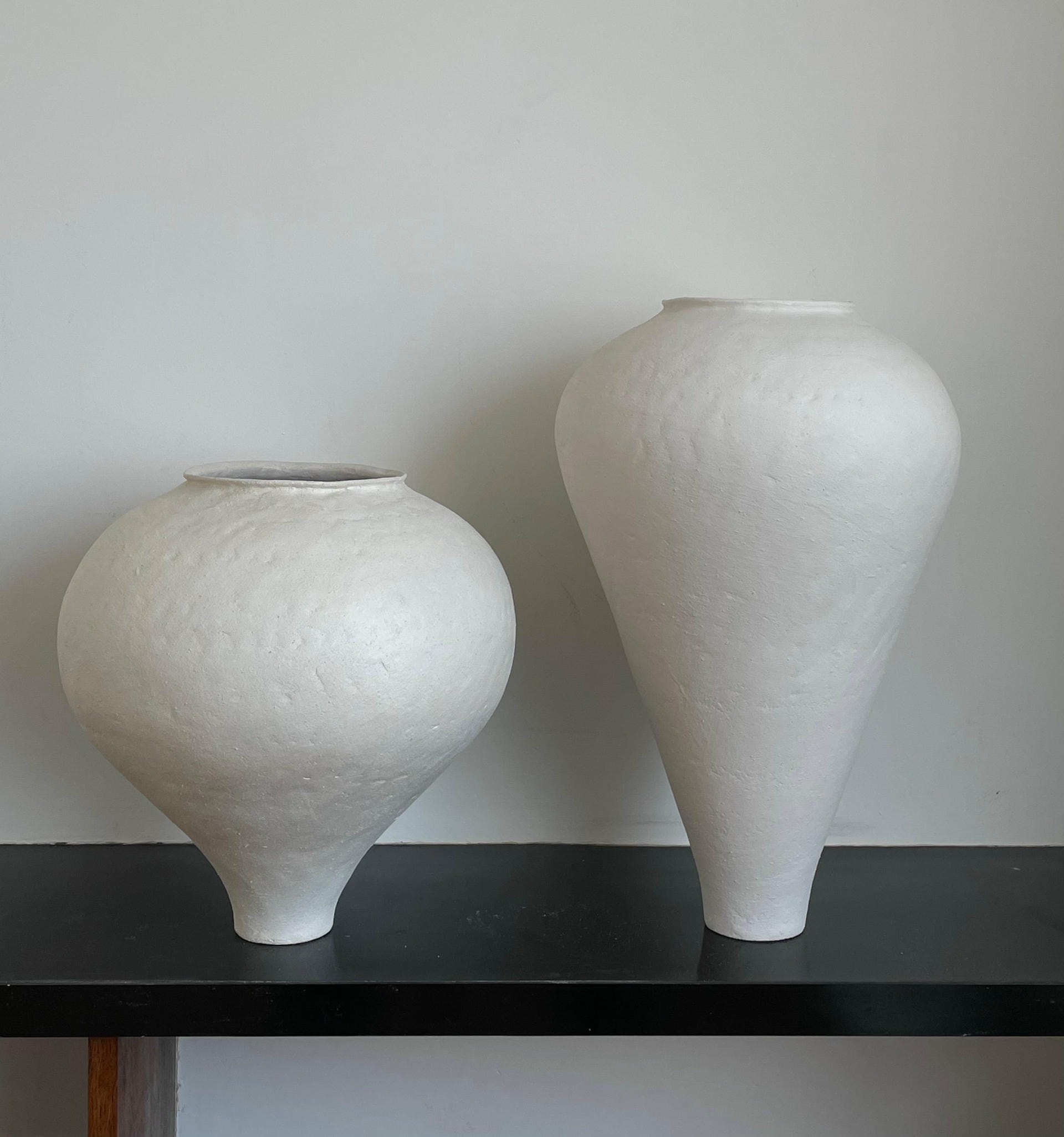 M Ceramic Vase in White Matte by Mathilde Martin 5