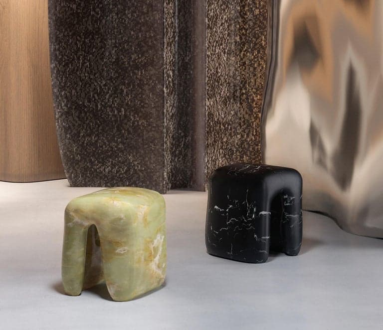 Manikin Marble Accent Table by Alter Ego Studio 6