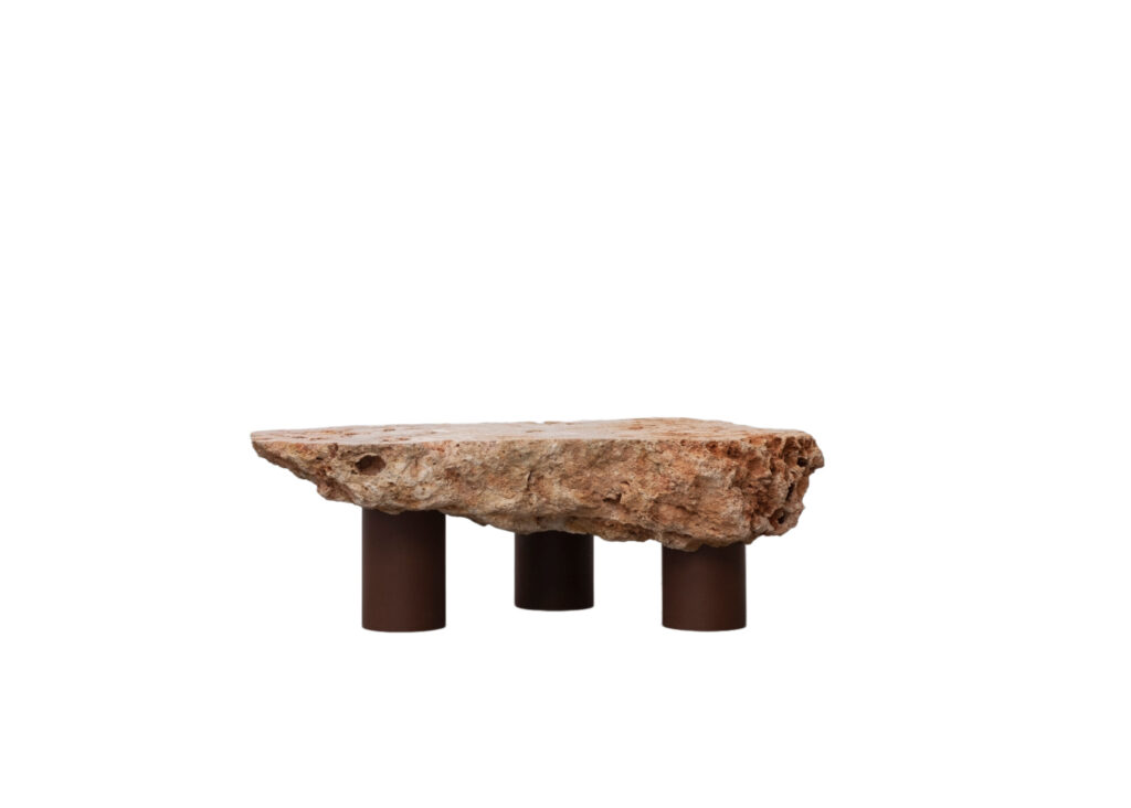 Meulière Stone Coffee Table by Frédéric Saulou 0