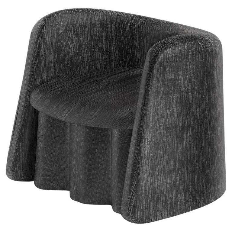 Plisse Oak Accent Chair by Alter Ego Studio 1