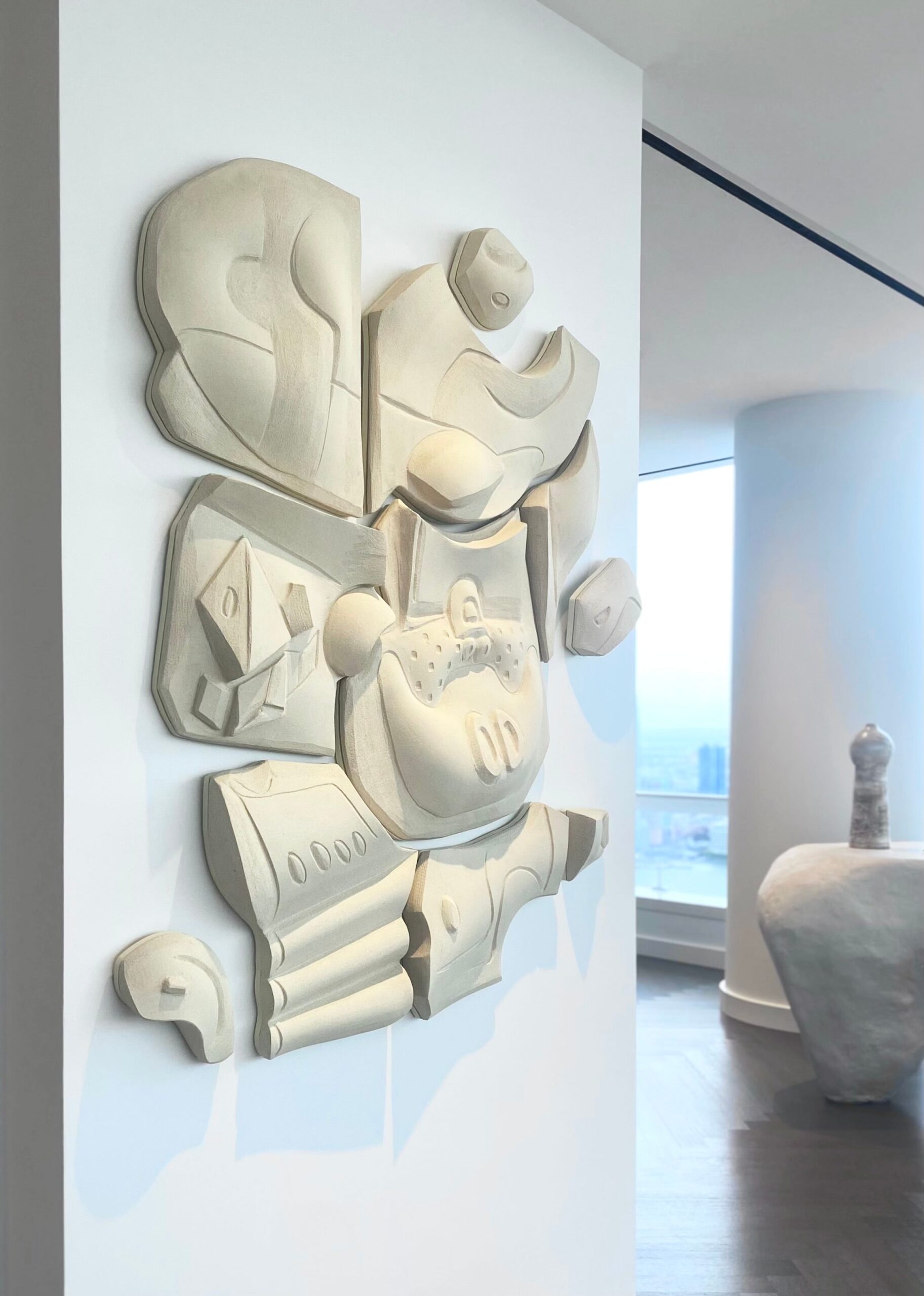 ST Tropez Mural by Olivia Cognet Ceramic Wall Sculpture Post Modern 3