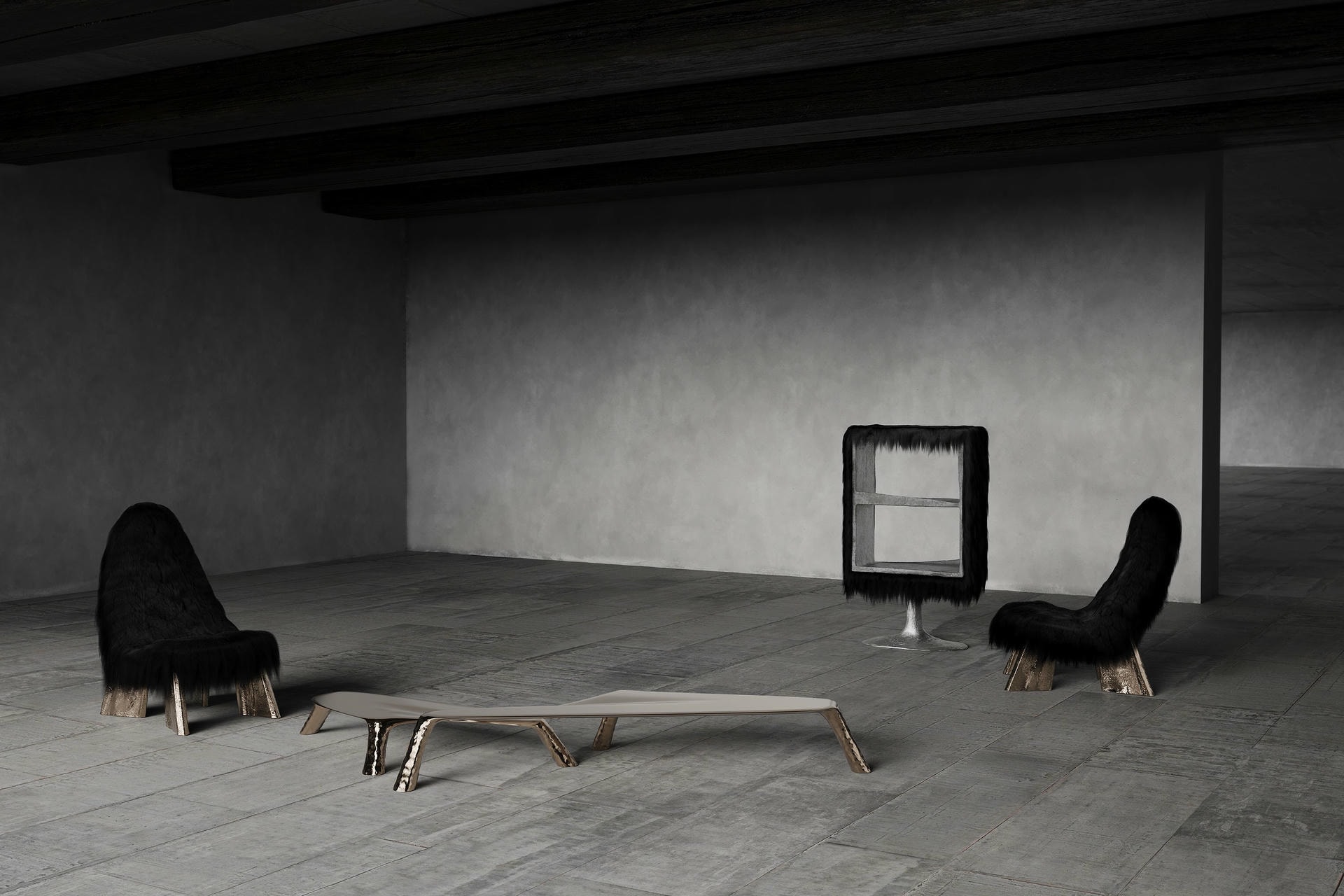 Small Merging Coffee Table by Atelier VF 6