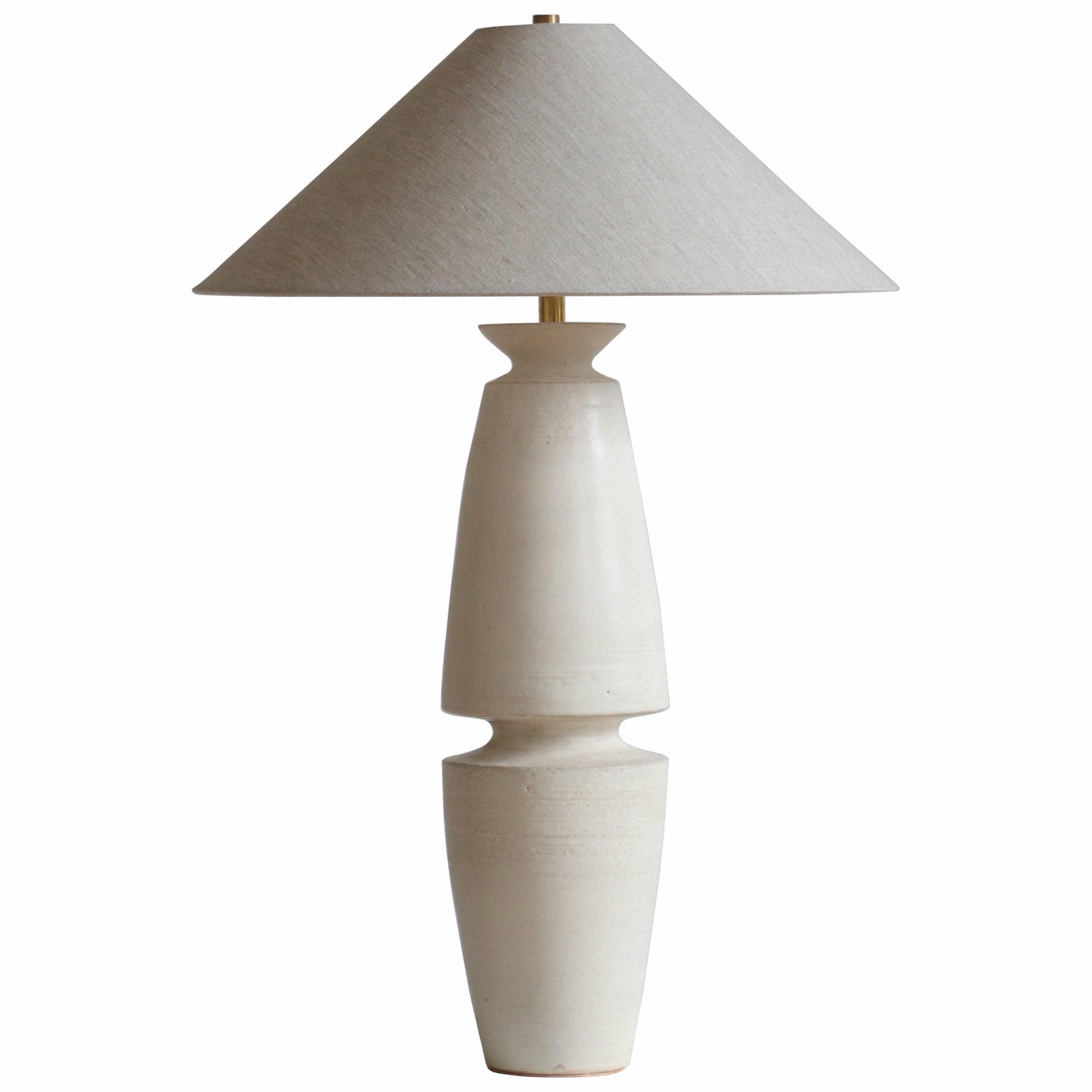 Stone Serena Table Lamp by Danny Kaplan Studio