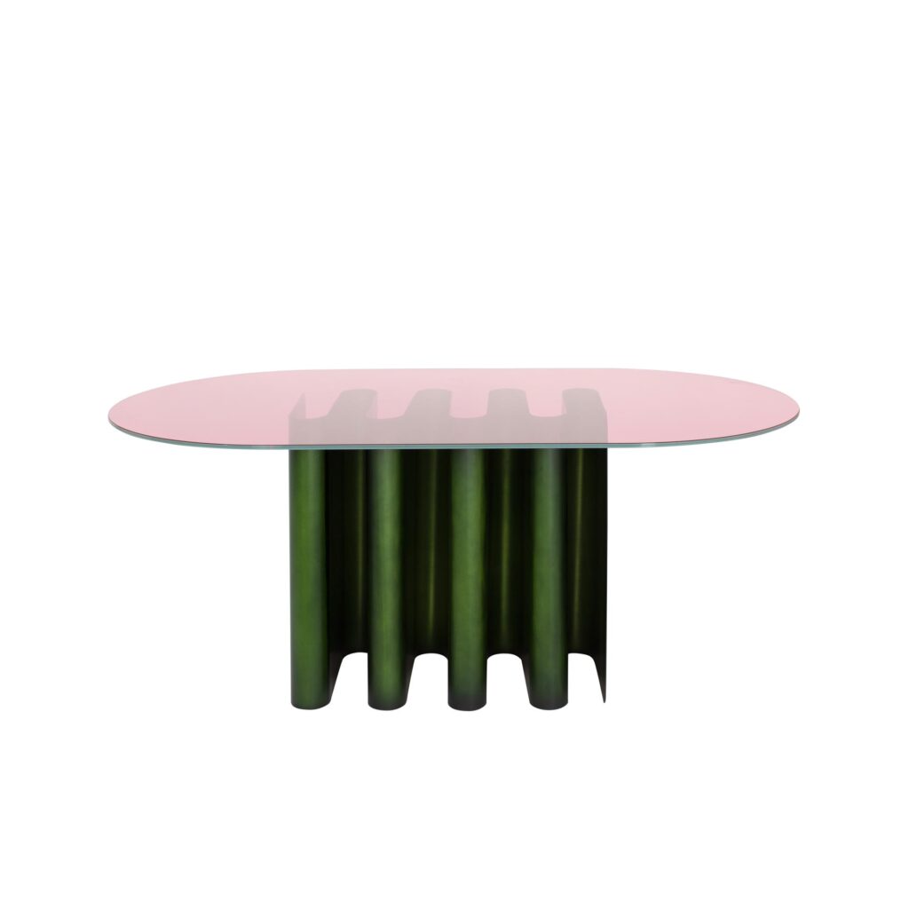 Tavolo2 Fango Green Dining Table by Pulpo 1