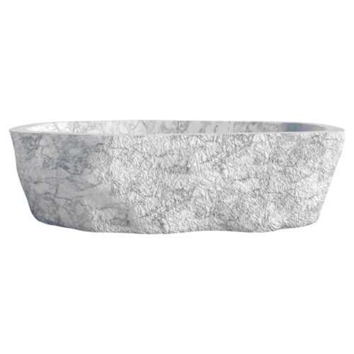 Baptiz White Marble Bath Tub by Andres Monnier 1