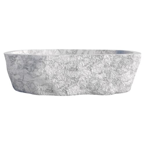 Baptiz White Marble Bath Tub by Andres Monnier 1