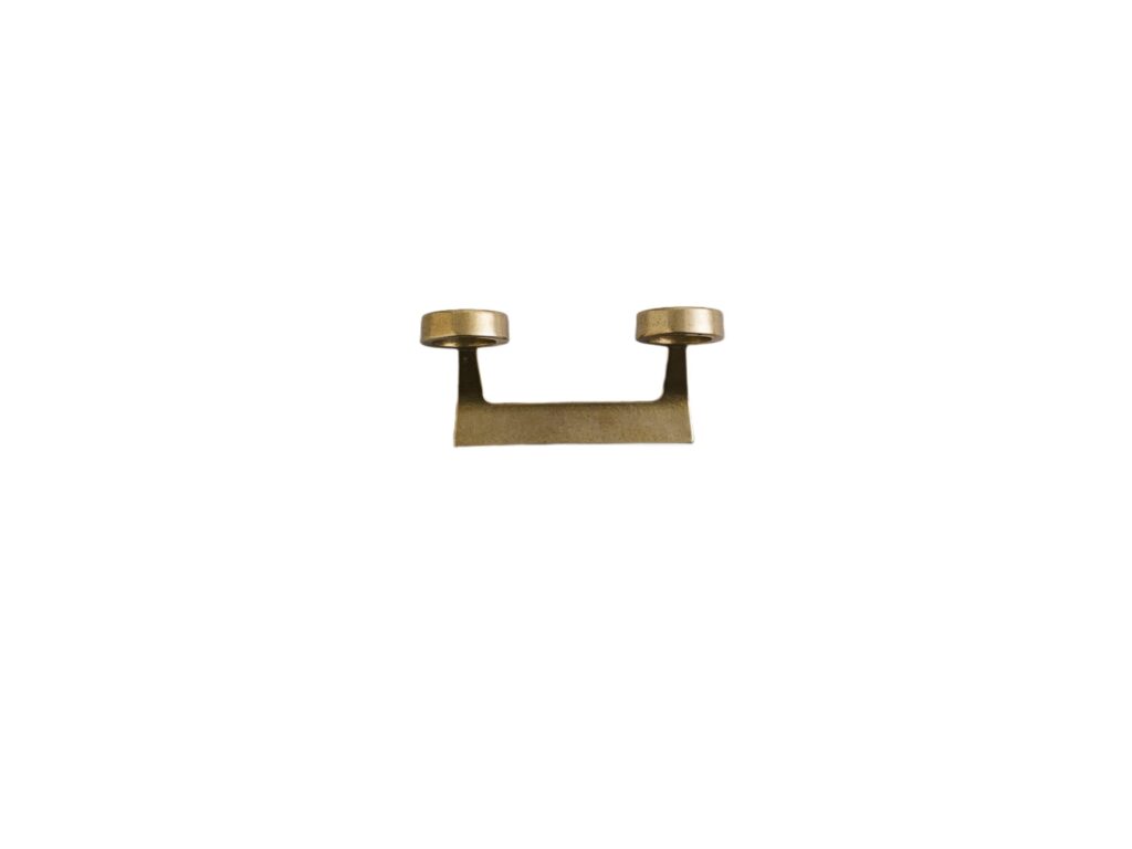 Contemporary Golden Brass Duo Bottle Bracket by Henry Wilson 1 1