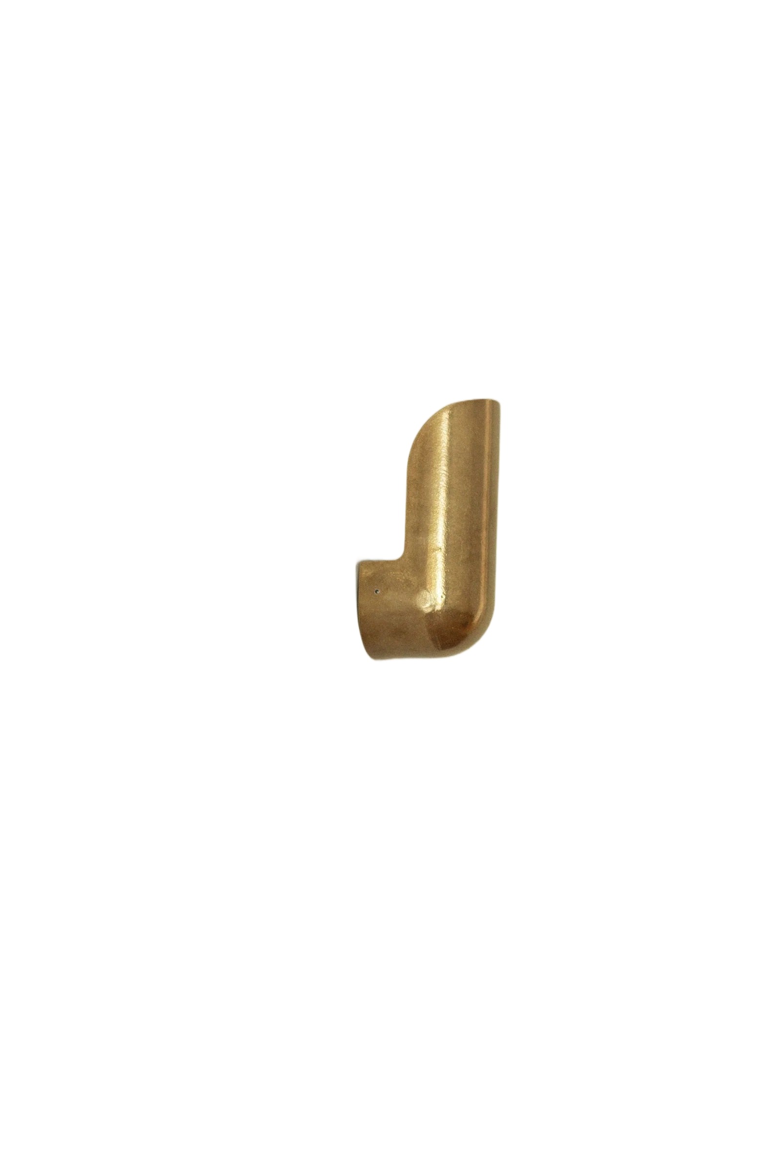Contemporary Golden Brass Elbow Wall Light by Henry Wilson 1