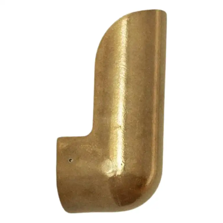 Narrow Brass Elbow Wall Light by Henry Wilson 1