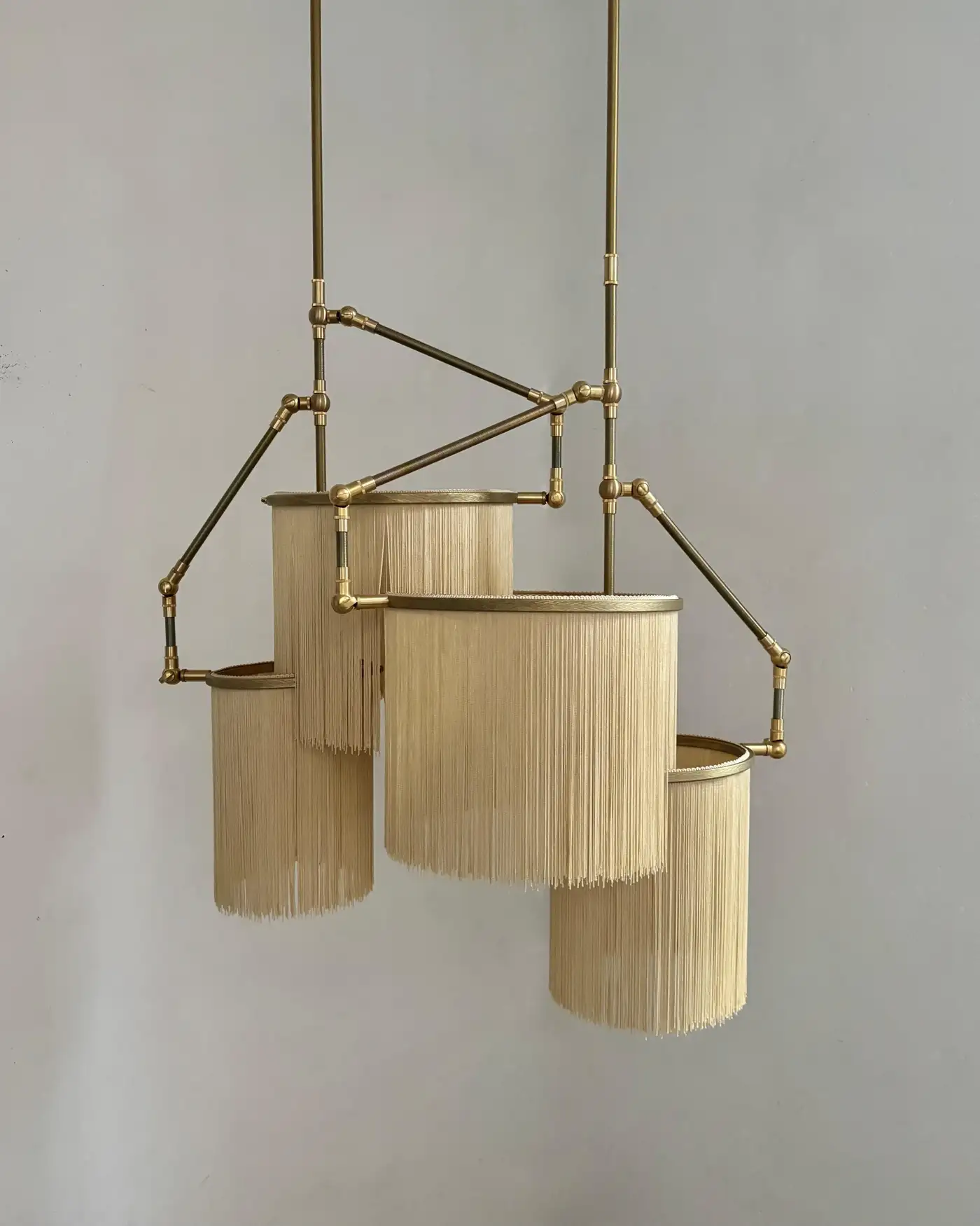 No 31 F Beige Gold Pendant Lamp Sander Bottinga 2