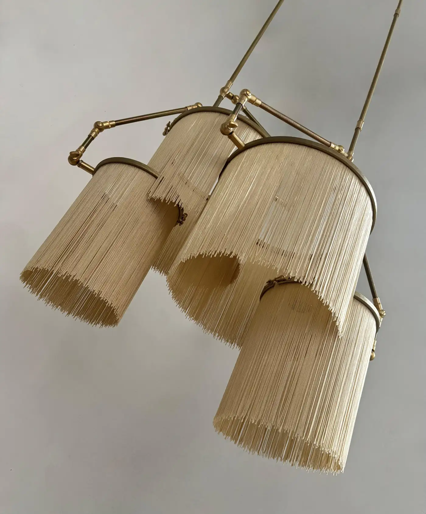 No 31 F Beige Gold Pendant Lamp Sander Bottinga 5