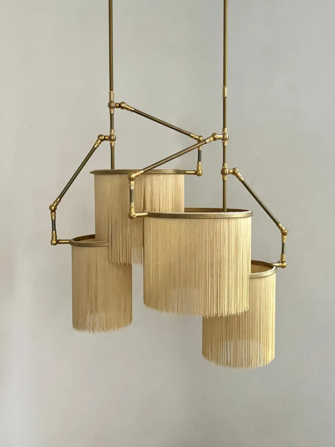 No 31 F Beige Gold Pendant Lamp Sander Bottinga 6