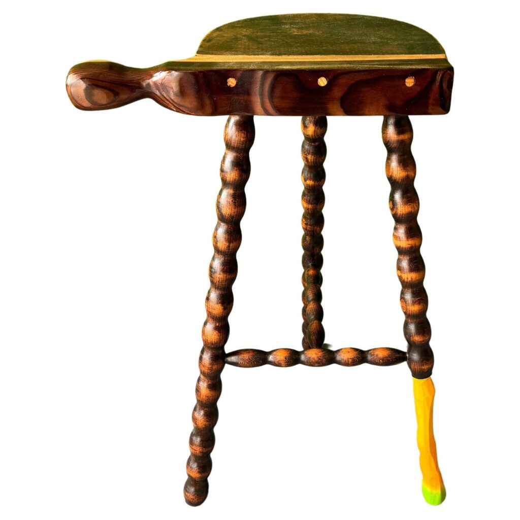 Past Create Future Barstool by Markus Friedrich Staab